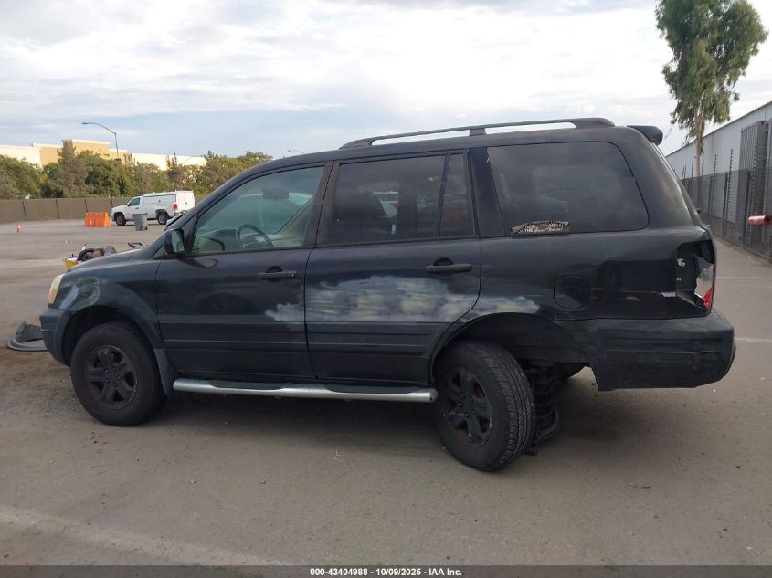2004 Honda Pilot Ex-L VIN: 2HKYF185X4H554985 Lot: 43404988