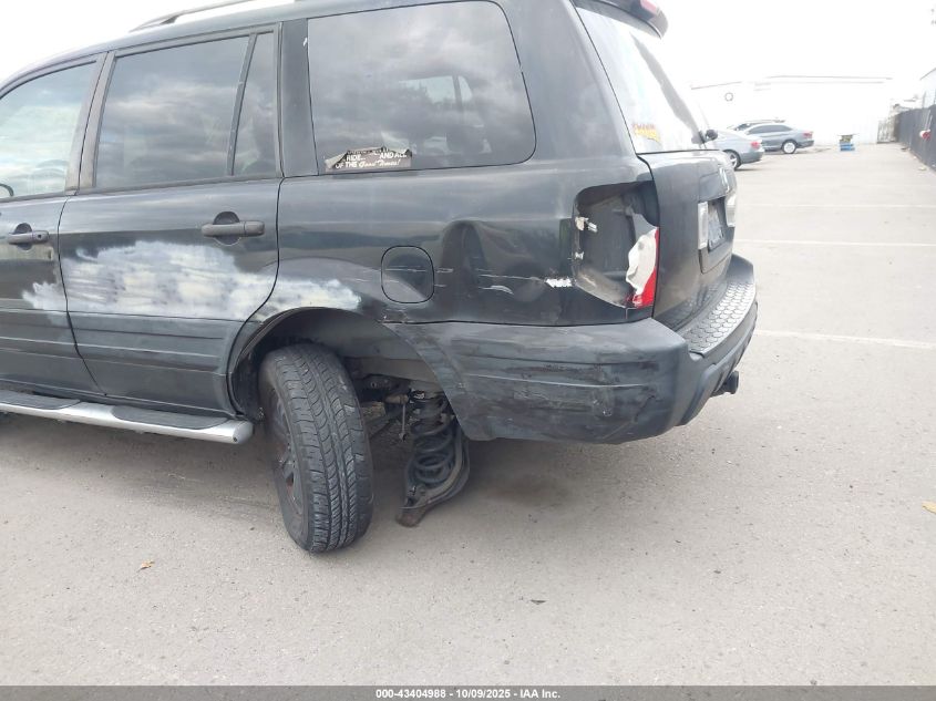 2004 Honda Pilot Ex-L VIN: 2HKYF185X4H554985 Lot: 43404988