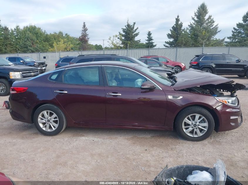 2018 Kia Optima Lx VIN: 5XXGT4L36JG240205 Lot: 43404989