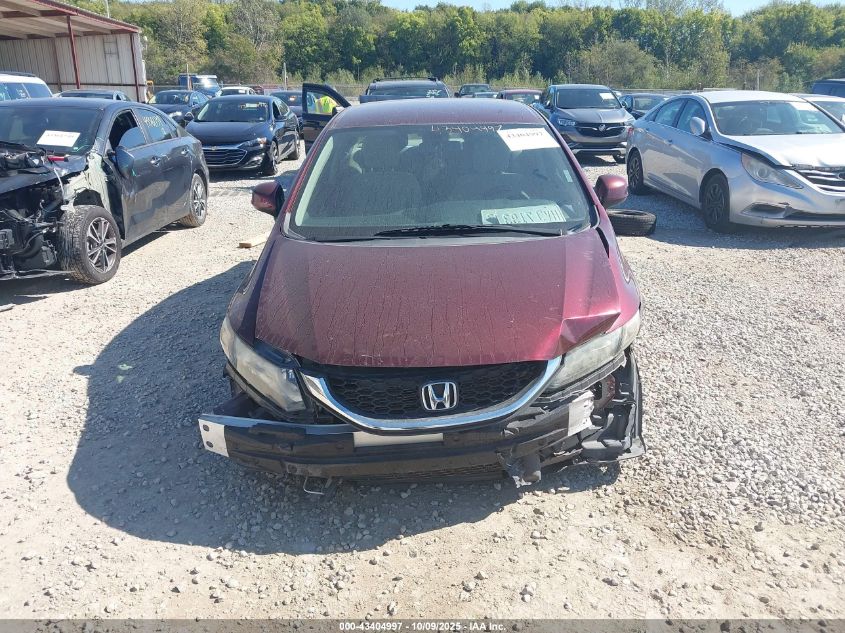2013 Honda Civic Lx VIN: 19XFB2F51DE061552 Lot: 43404997