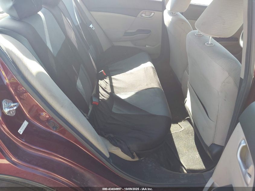 2013 Honda Civic Lx VIN: 19XFB2F51DE061552 Lot: 43404997