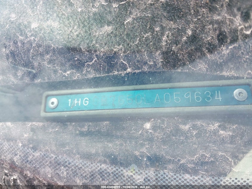 1HGCB7650LA059634 1990 HONDA ACCORD photo no. 9