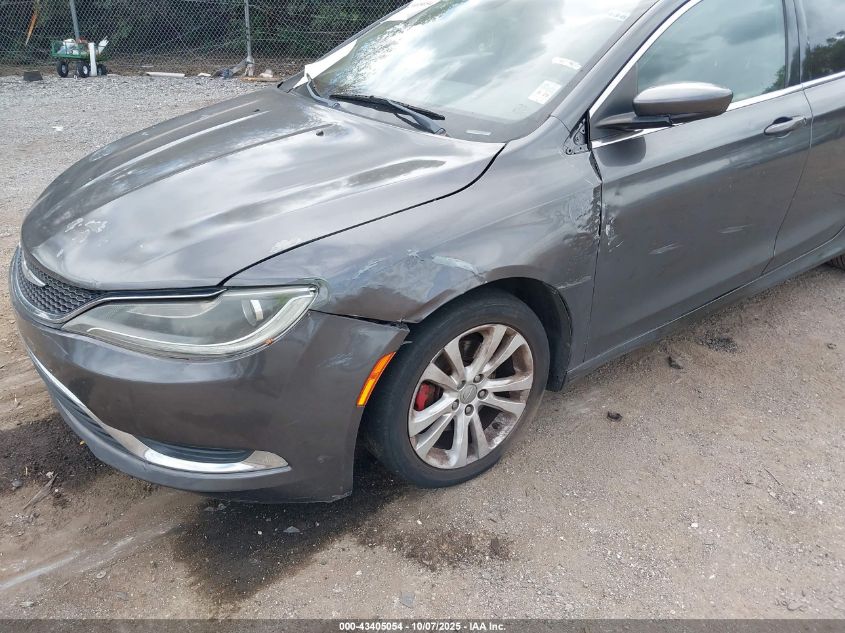 2015 Chrysler 200 Limited VIN: 1C3CCCAB0FN500861 Lot: 43405054