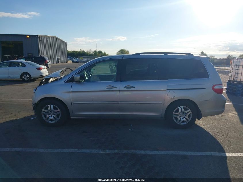 2007 Honda Odyssey Ex-L VIN: 5FNRL38757B086144 Lot: 43405059