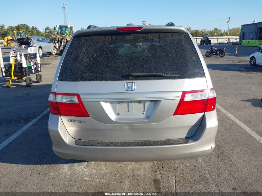2007 Honda Odyssey Ex-L VIN: 5FNRL38757B086144 Lot: 43405059