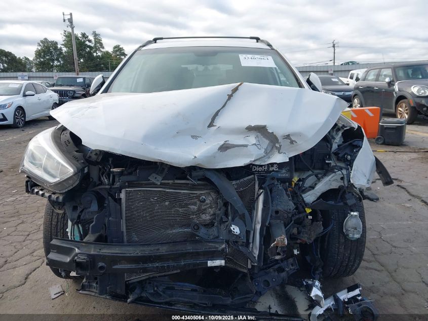 2017 Hyundai Santa Fe Se VIN: KM8SM4HF6HU250288 Lot: 43405064