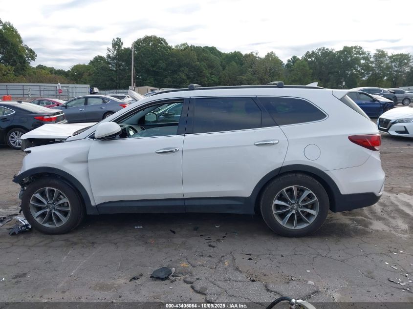 2017 Hyundai Santa Fe Se VIN: KM8SM4HF6HU250288 Lot: 43405064