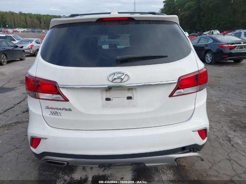 2017 Hyundai Santa Fe Se VIN: KM8SM4HF6HU250288 Lot: 43405064