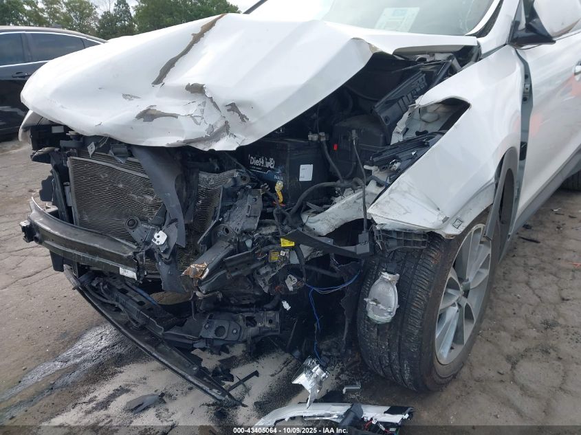 2017 Hyundai Santa Fe Se VIN: KM8SM4HF6HU250288 Lot: 43405064