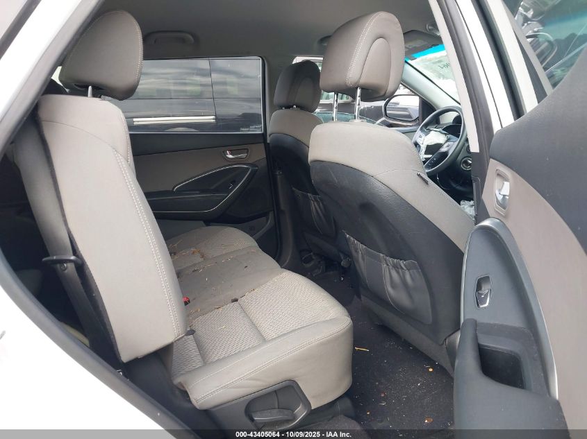 2017 Hyundai Santa Fe Se VIN: KM8SM4HF6HU250288 Lot: 43405064