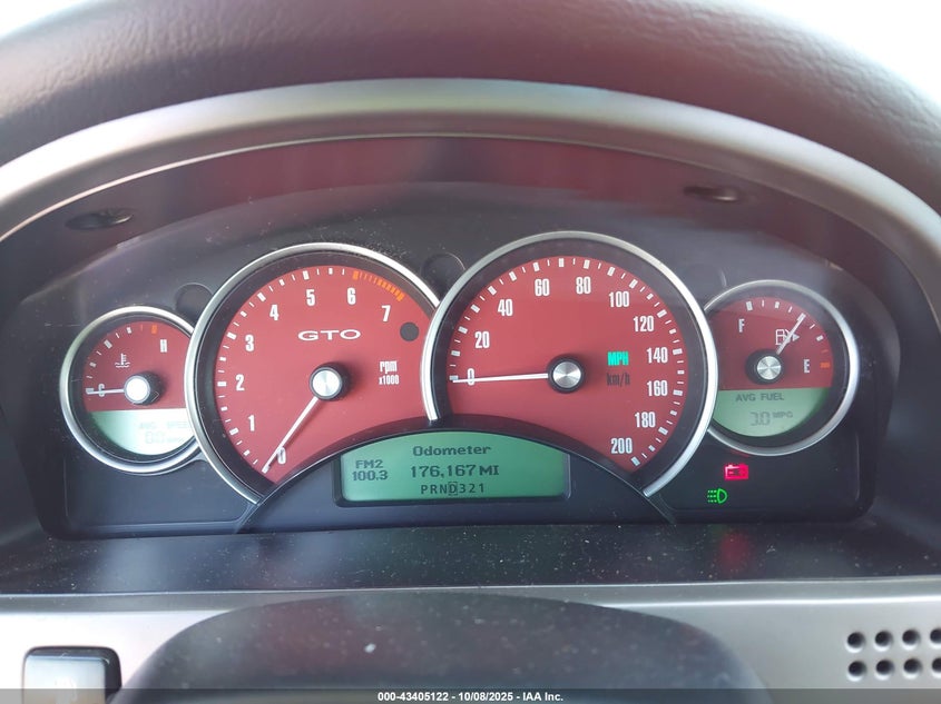 2004 Pontiac Gto VIN: 6G2VX12G24L298225 Lot: 43405122