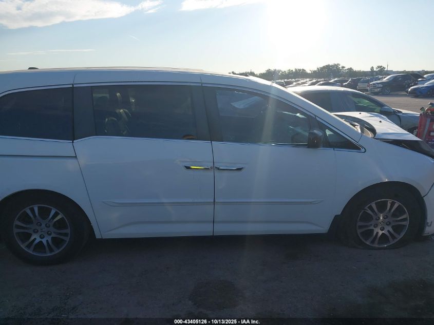 2011 Honda Odyssey Ex-L VIN: 5FNRL5H66BB070630 Lot: 43405126