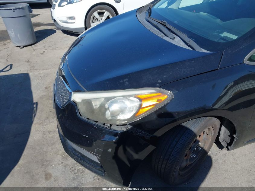 2016 Kia Forte Lx VIN: KNAFK4A66G5527453 Lot: 43405190