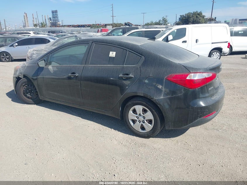 Vin: knafk4a66g5527453, lot: 43899991, kia forte lx 20163