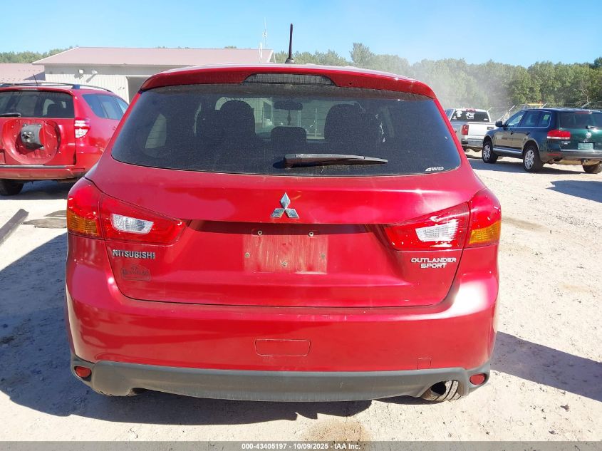 2015 Mitsubishi Outlander Sport Es VIN: 4A4AR3AU0FE058031 Lot: 43405197