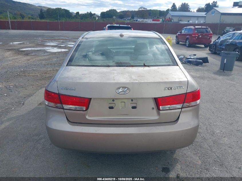 2008 Hyundai Sonata Gls VIN: 5NPET46C28H321204 Lot: 43405219