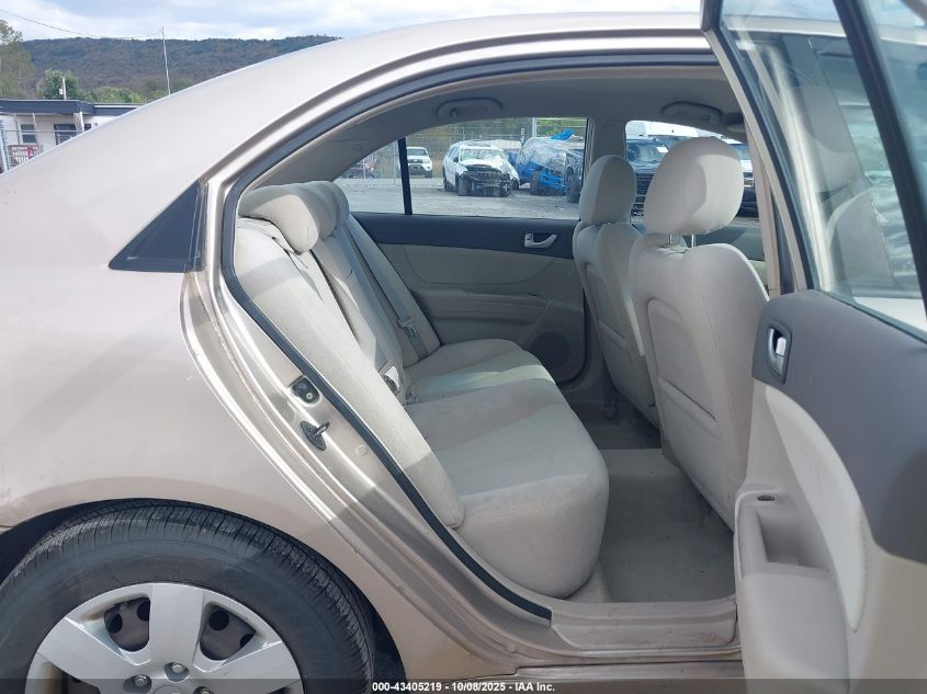 2008 Hyundai Sonata Gls VIN: 5NPET46C28H321204 Lot: 43405219