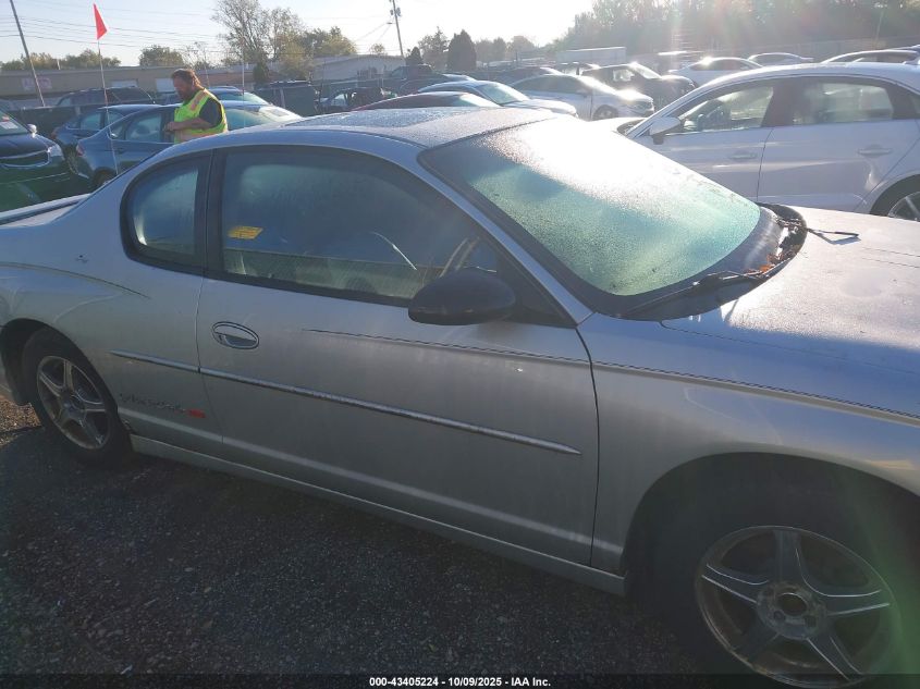2001 Chevrolet Monte Carlo Ss VIN: 2G1WX15K019266463 Lot: 43405224