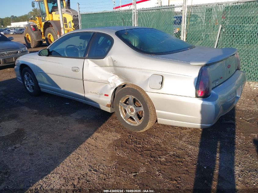 2001 Chevrolet Monte Carlo Ss VIN: 2G1WX15K019266463 Lot: 43405224