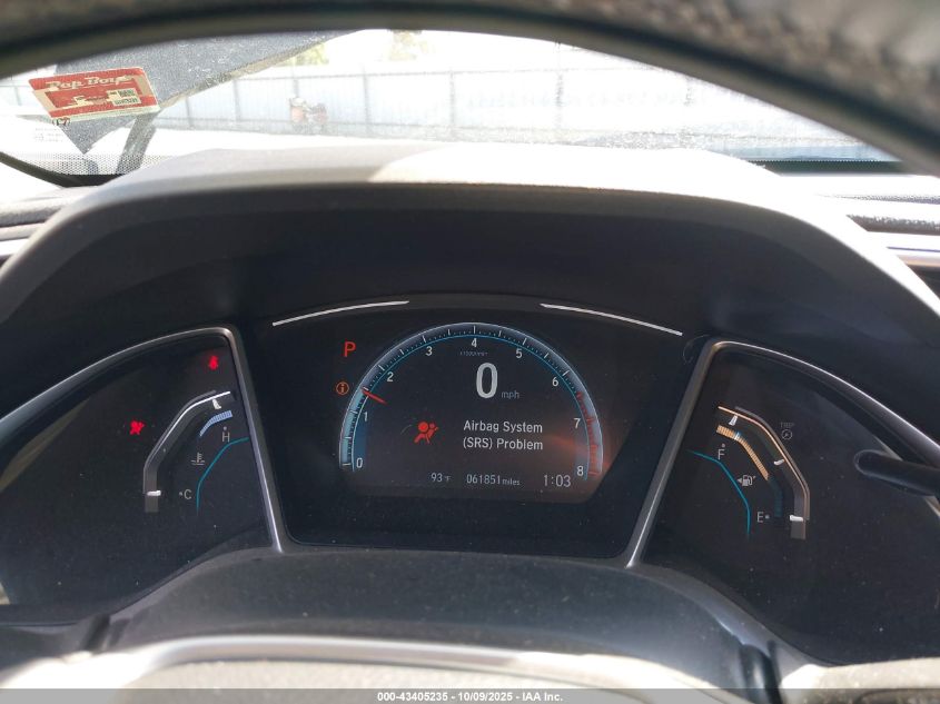 2018 Honda Civic Ex-L VIN: JHMFC1F71JX037884 Lot: 43405235