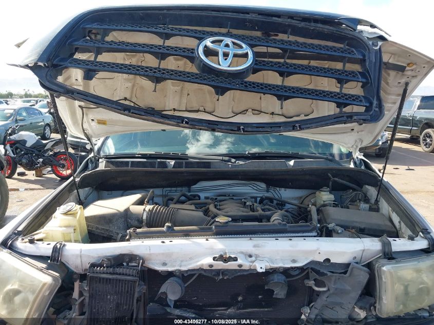 2008 Toyota Tundra Base 5.7L V8 VIN: 5TFRV54188X057395 Lot: 43405277