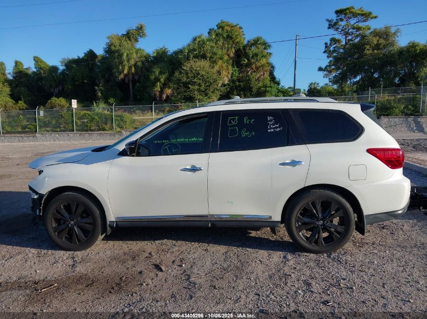 2017 Nissan Pathfinder Platinum VIN: 5N1DR2MM7HC670876 Lot: 43405296
