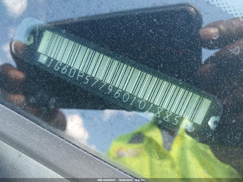 2006 Cadillac Cts Standard VIN: 1G6DP577960101885 Lot: 43405357