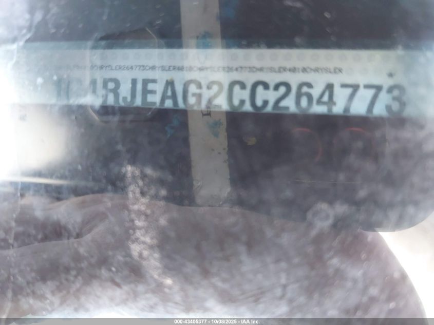 2012 Jeep Grand Cherokee Laredo VIN: 1C4RJEAG2CC264773 Lot: 43405377