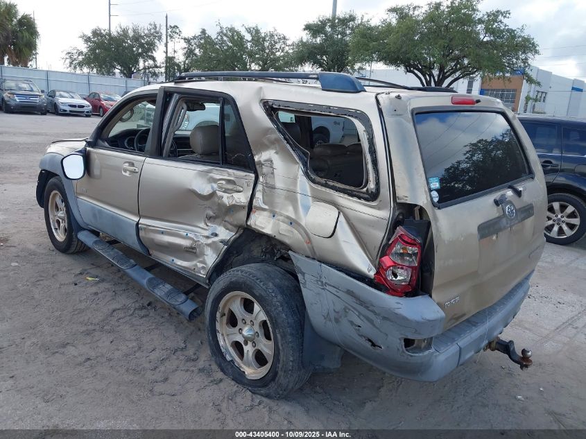 2003 Toyota 4Runner Sr5 V8 VIN: JTEZT14R730002485 Lot: 43405400