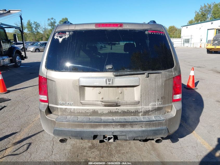2009 Honda Pilot Ex-L VIN: 5FNYF48559B046642 Lot: 43405428