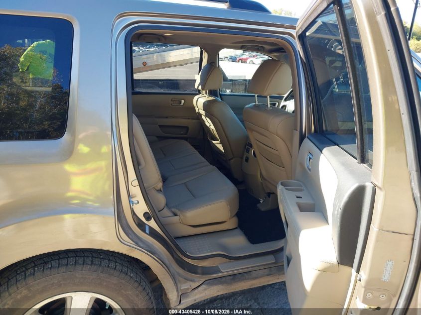 2009 Honda Pilot Ex-L VIN: 5FNYF48559B046642 Lot: 43405428