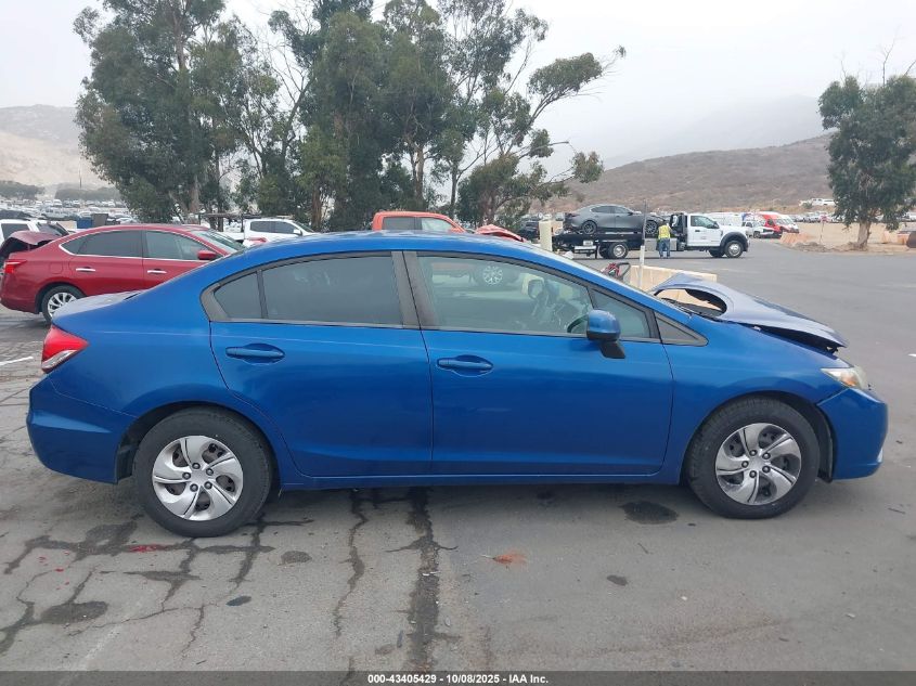 2013 Honda Civic Lx VIN: 19XFB2F53DE096156 Lot: 43405429