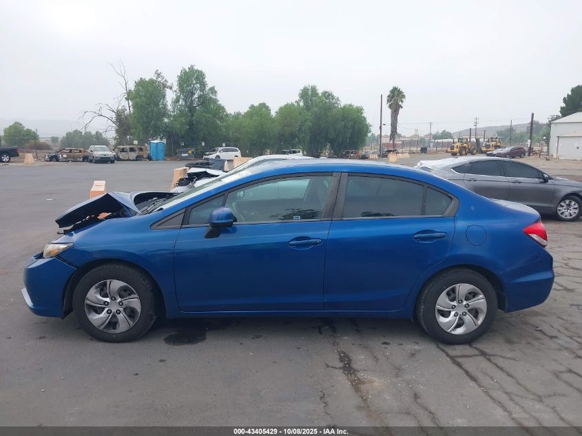 2013 Honda Civic Lx VIN: 19XFB2F53DE096156 Lot: 43405429