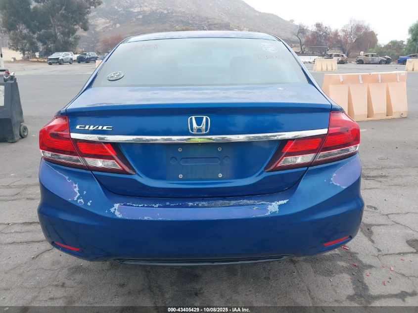 2013 Honda Civic Lx VIN: 19XFB2F53DE096156 Lot: 43405429