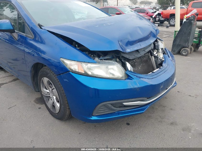 2013 Honda Civic Lx VIN: 19XFB2F53DE096156 Lot: 43405429