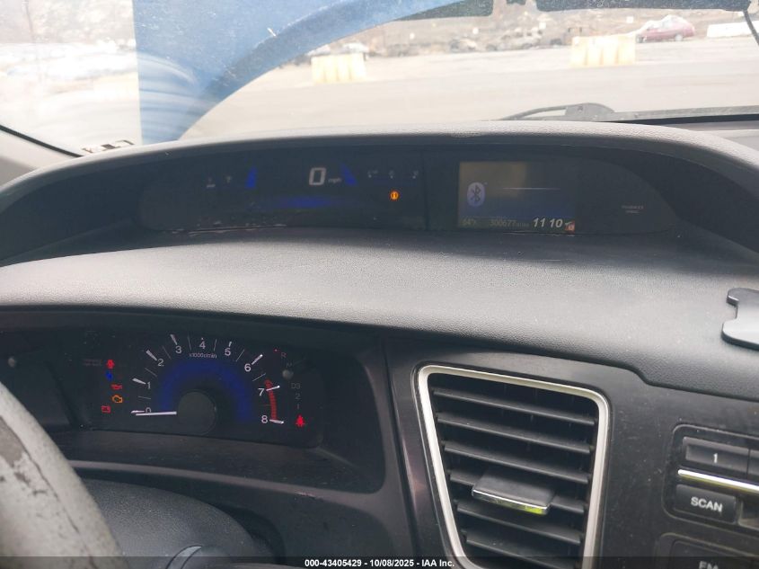 2013 Honda Civic Lx VIN: 19XFB2F53DE096156 Lot: 43405429