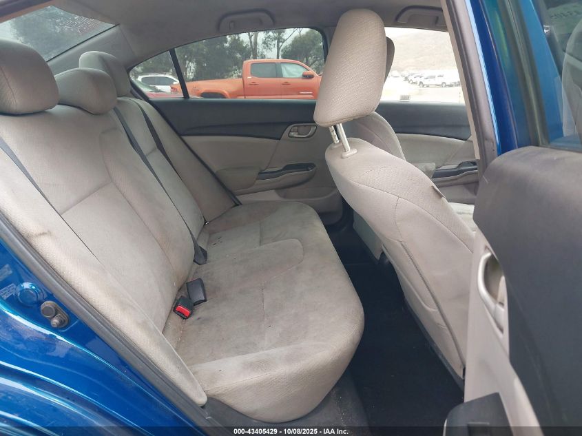 2013 Honda Civic Lx VIN: 19XFB2F53DE096156 Lot: 43405429