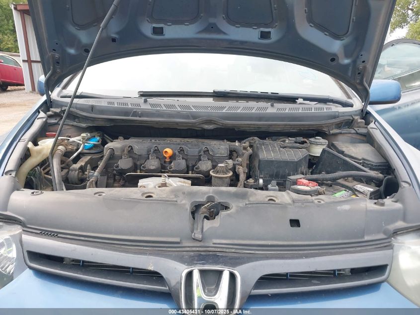 2007 Honda Civic Lx VIN: 2HGFG12697H573449 Lot: 43405431