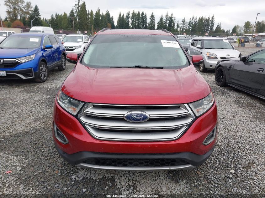 2015 Ford Edge Sel VIN: 2FMTK4J83FBB35270 Lot: 43405436