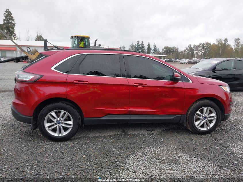2015 Ford Edge Sel VIN: 2FMTK4J83FBB35270 Lot: 43405436