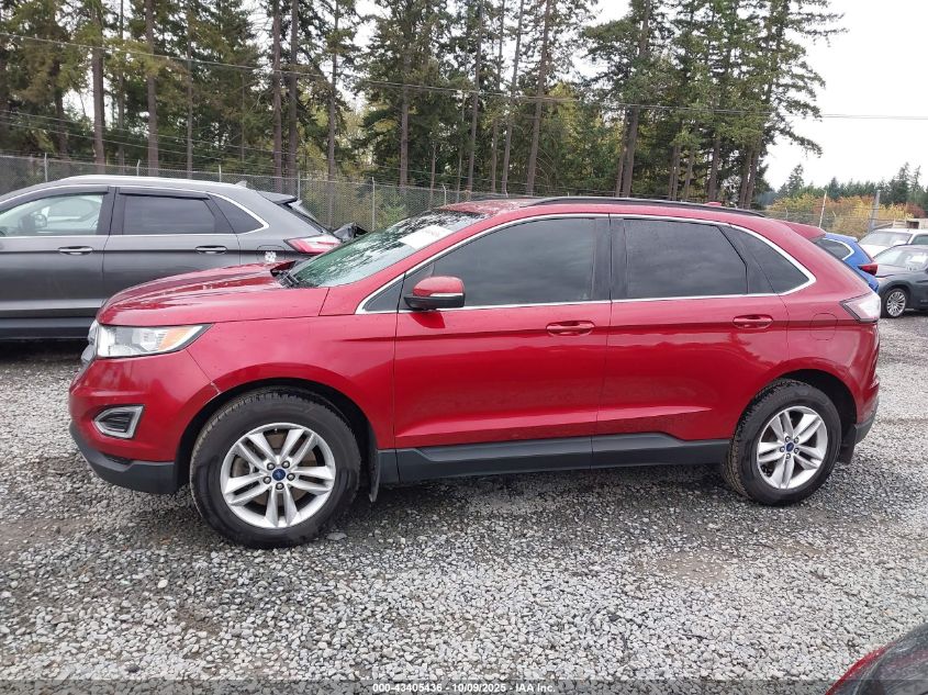 2015 Ford Edge Sel VIN: 2FMTK4J83FBB35270 Lot: 43405436