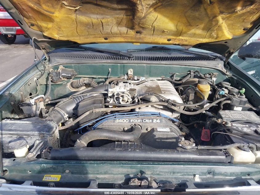 2000 Toyota Tacoma Base V6 VIN: 4TAWN72NXYZ612304 Lot: 43405455