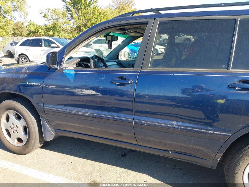 2004 Toyota Highlander Limited V6 VIN: JTEEP21A240064093 Lot: 43405495