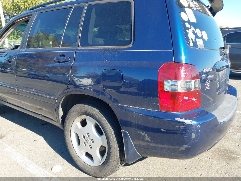 2004 Toyota Highlander Limited V6 VIN: JTEEP21A240064093 Lot: 43405495