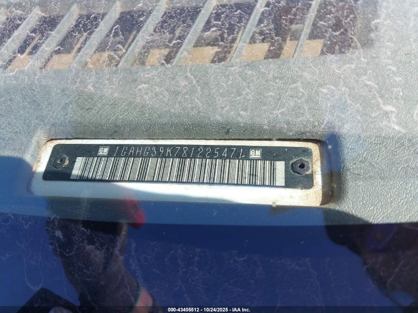 2008 Chevrolet Express Ls VIN: 1GAHG39K781225471 Lot: 43405512