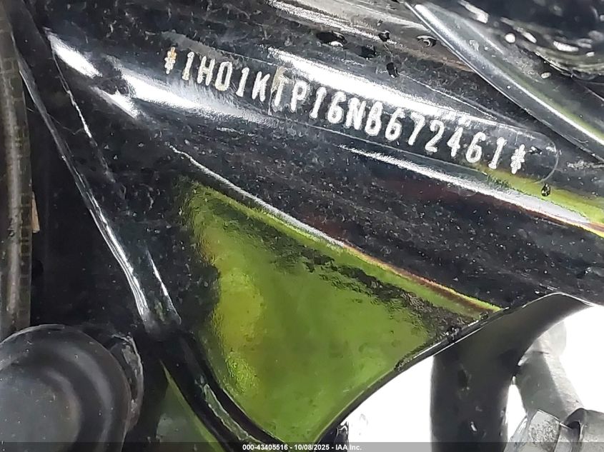 2022 Harley-Davidson Fltrxs VIN: 1HD1KTP16NB672461 Lot: 43405516