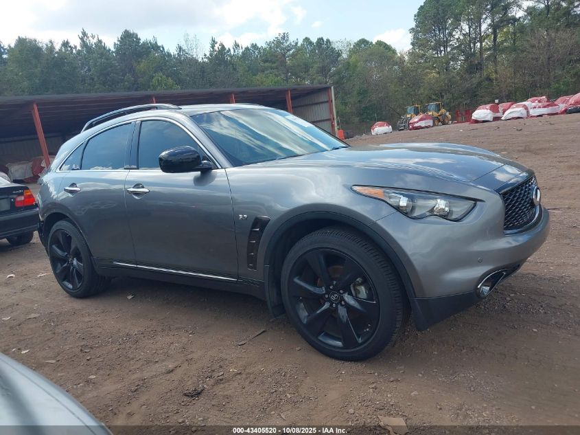 2017 Infiniti Qx70 VIN: JN8CS1MW3HM415754 Lot: 43405520