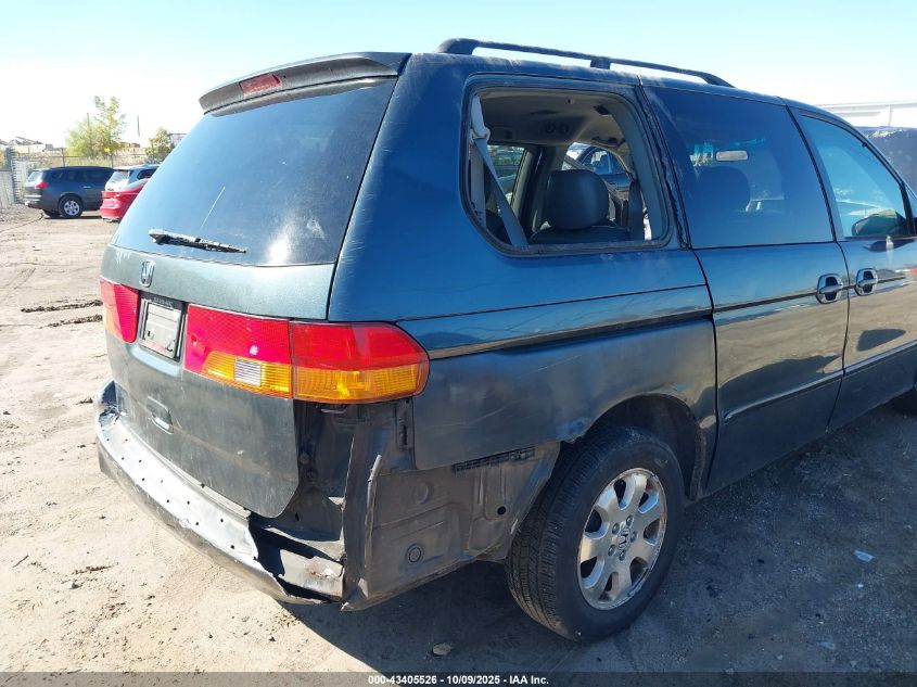 2004 Honda Odyssey Ex-L VIN: 5FNRL180X4B033619 Lot: 43405526