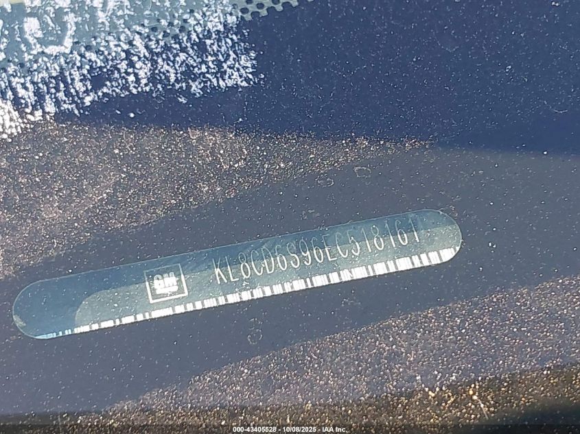 2014 Chevrolet Spark 1Lt Auto VIN: KL8CD6S96EC518161 Lot: 43405528