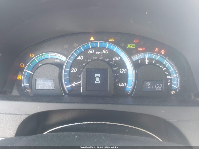 2013 Toyota Camry Hybrid Le VIN: 4T1BD1FK2DU093299 Lot: 43405541